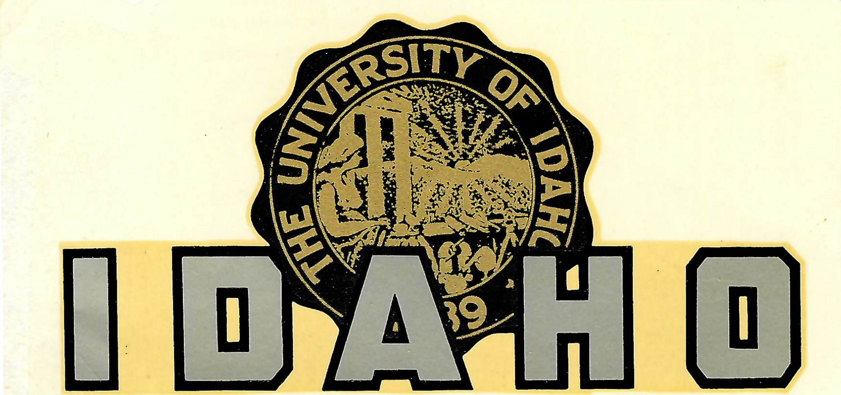 (image for) Idaho (5) The University of Idaho Vintage Vacation Stickers
